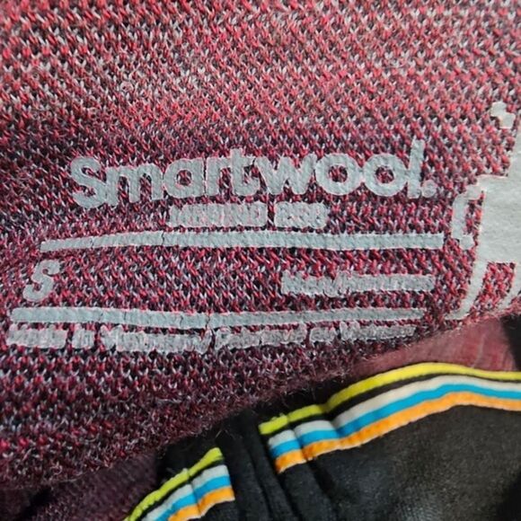 Smartwool Mens S Merino Wool 250 Thermal Baselayer Pattern 1/4 Zip Top - Picture 12 of 12